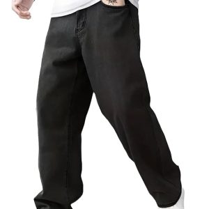 Ben Martin Men Jeans || Baggy Fit Jean's for Man || Loose Fit High Rise Denim || Stretchable Casual Wear Jean,s || Dance Rap Rapping Style Pant for Men || Denim Cotton Jeans