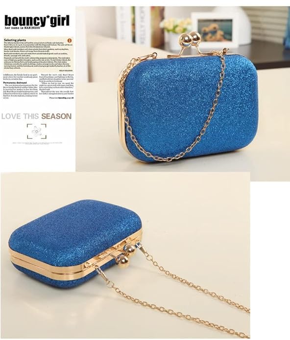 TOOBA Handicraft Clutch Purse For Women - Sparkle Design Clutch| Bridal, Party, Wedding Sling Bag - Image 4